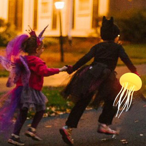 LED Jelly Fish Light Lamp Voice Control LED Floating Jellyfish Lamp Rechargeable - Picture 8 of 12