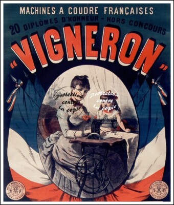 WERBUNG WINZERMASCHINE R002B - POSTER HQ 40x60cm eines VINTAGE POSTERS