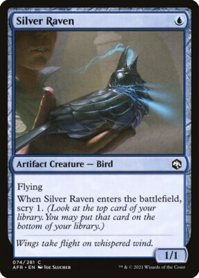 MTG Silver Raven (74/518) Adventures in the Forgotten Realms LP