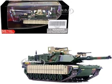 M1A1 TUSK MAIN BATTLE TANK (USA) 1/72 DIECAST MODEL BY PANZERKAMPF 12208 PA