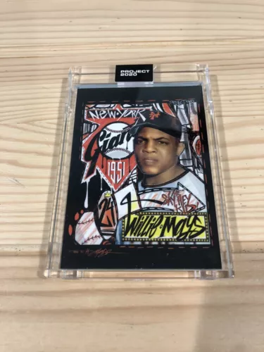 Topps PROJECT 2020 Card #61 1952 Willie Mays by King Saladeen *Print Run: 5,459