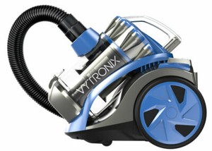 Vytronix CYL01 Powerful Compact Cyclonic Bagless Cylinder Vacuum Cleaner - Graphite/Blue