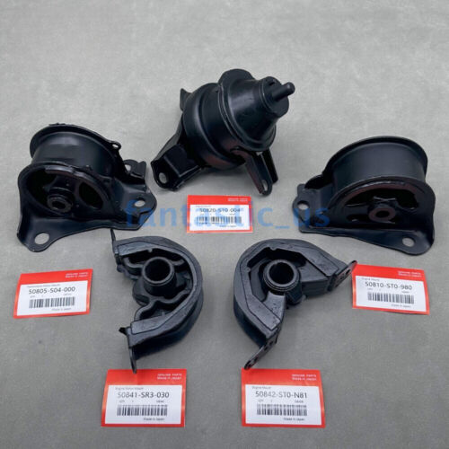 5PC Motor Mounts For 97-01 Honda CR-V CRV 2.0L A6502 A6506 A6520 A6526 A6585 - Picture 5 of 7