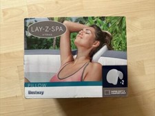 Image of Bestway Lay-Z-Spa Inflatable Hot Tub Soft Pillow Head Rest Neck Cushion Set of 2