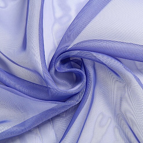 LILA 18 Fuß durchsichtig Organza HINTERGRUNDVORHANG Fenster Drapieren Panel Wohnkultur - Bild 8 von 8