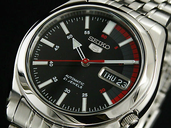 Reloj Seiko 5 Análogo Automático SNK355K1 Metálico 37mm Dando la