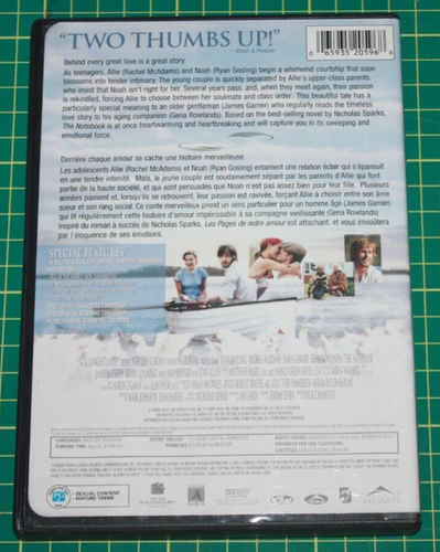 Movie DVD: The Notebook - Picture 2 of 3