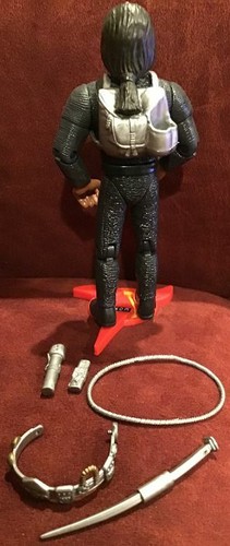 1994 Playmates Toys Star Trek The Next Generation Commando Worf 100% Complete - Imagen 2 de 3