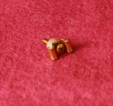 Aged Butterfly String Tree Retainer For 60s Stratocaster w Nylon Spacer Gold