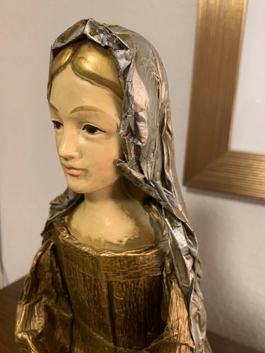 SCHMID BROS. VINTAGE MARY NATIVITY FIGURINE MADE IN JAPAN - Picture 4 of 9