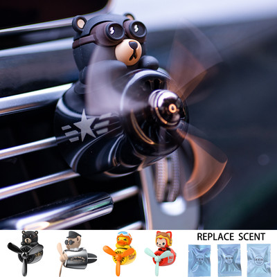 Car Air Freshener Magnetic Auto Perfume Diffuser Pilot Rotating Outlet Fragrance