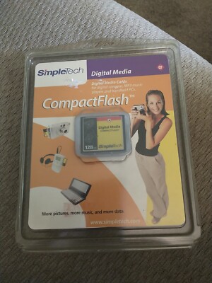 Digital Media Simple Tech Compact Flash Memory Card (128MB)