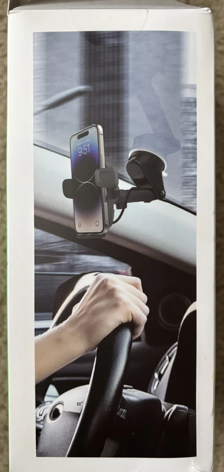 iOttie Easy One Touch Wireless 2 Car & Desk Mount with 10W Qi Wireless Charging - Image 2 of 4