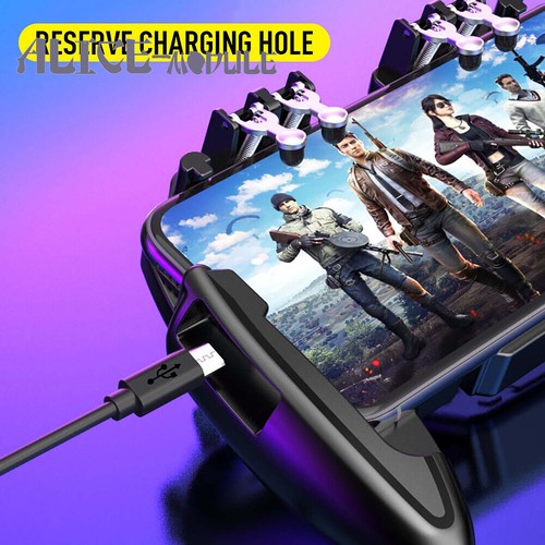 M10 M11 Six Finger Game Controller Gamepad Trigger Shooting Free Fire CoolingFan - Picture 16 of 17
