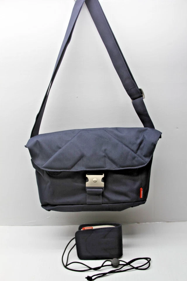 Manfrotto MB SV-MWM-15BI Allegra 15 Bolsa para Cámara Mensajero con Bolsa AZUL Foto 2 de 4