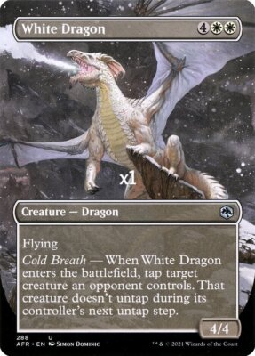 MTG Adventures in the Forgotten Realms AFR White Dragon MINT