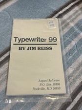 NOS NEW Texas Instruments TI-99/4A Asgard Software Diskette Typewriter 99