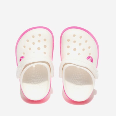 NEW CROCS TODDLER CROCBAND CHEVRON LIGHTS CLOG CRS210466