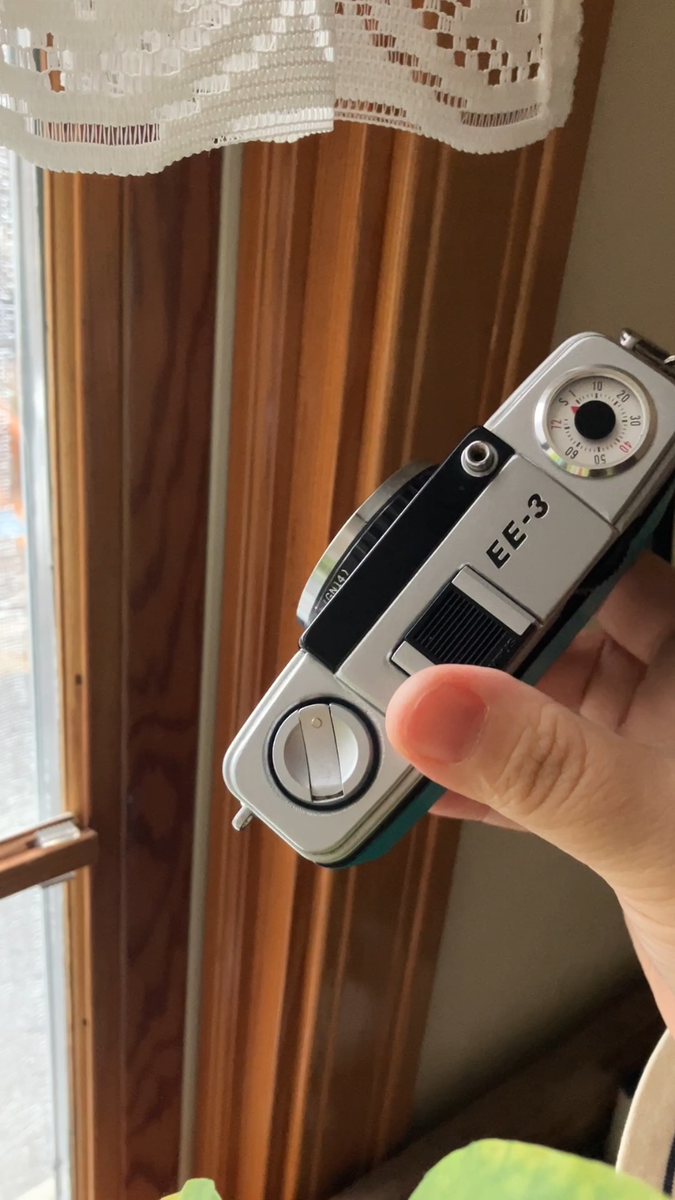 🎦【NEAR MINT】OLYMPUS PEN EE-3 Half Frame 35mm Film Camera Blue