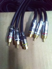 RCA CUSTOM HEAVY DUTY AUDIO GOLD PLATED MALE TO MALE WITH S-VIDEO 75 FT.