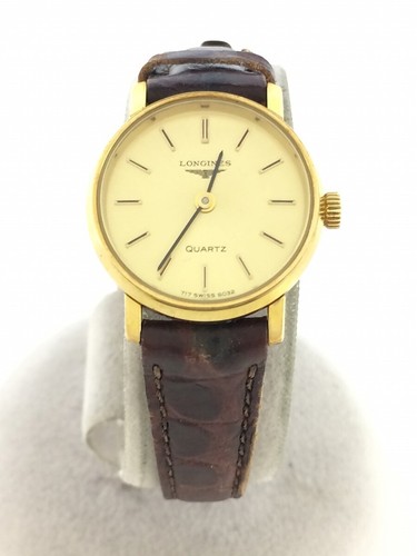 Longines Stainless Steel Back 717 Swiss 6032 Analog Leather Watch S/N  19177056 | eBay