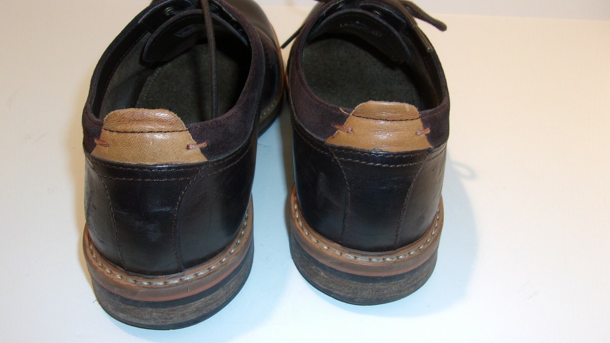 Mens Clarks Pitney Walk Plain Toe Derby Dark Brown Leather  display picture 1