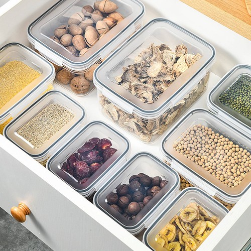 3pcs Drain Storage Basket Box Transparent Leakproof Food Storage Containers W - Picture 9 of 19