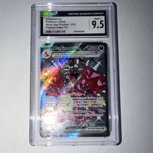 Pokémon Charizard ex 074 Sv: Scarlet & Violet Promo Holo EX 330 HP CGC 9.5