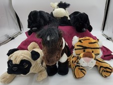 Lot Of 6 Ganz Webkinz Plush Stuffed Animals Pets Toys No Codes Collector Bundle