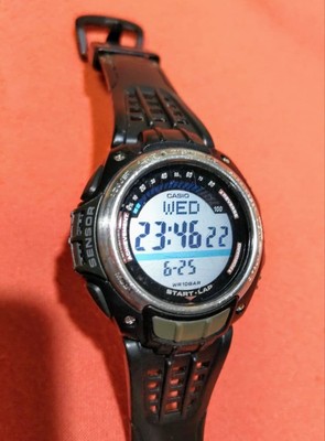 Casio Sports Gear SGW-200-1JF Digital Watch Battery Replaced, Backlight, Alarm