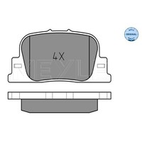 Meyle BremsbeläGe Bremsbelegsatz Hinten FüR Toyota Prius Liftback Camry