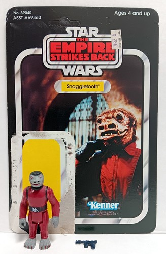 SNAGGLETOOTH STAR WARS FIGUR MIT 41 RÜCKKARTEN KENNER 1980 KOMPLETT SCHÖN