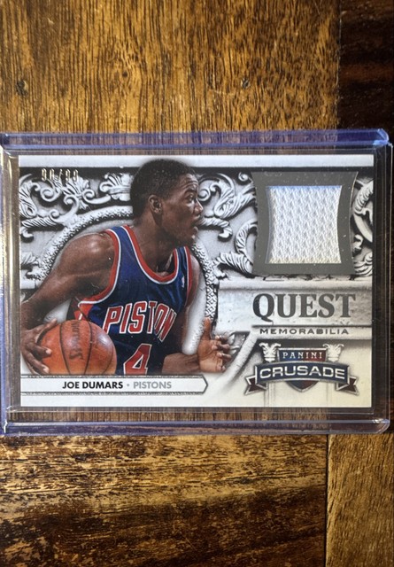 2013-14 Panini Crusade - Quest Memorabilia Joe Dumars #71 /99 (MEM)