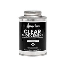 Angelus Clear Shoe Cement Glue - 4oz All Purpose Liquid Fixative - Best Price