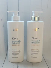 (Set of 2) Dove Coconut & Hydration Damage Therapy Shampoo and Conditioner, 18oz