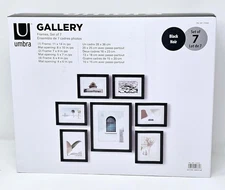 Umbra Gallery Frames, Black, Set of 5 - for Displaying Art Work, Photos