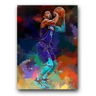 Devonte' Graham Art Card Limited 28/50 Edward Vela Signed (Charlotte Hornets)