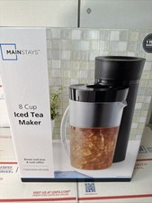 Maquina Electrica Para Hacer Te y Cafe Helado Con Jarra De 2 Qt 8 Tazas Cafetera