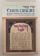 ArtScroll Trei Asar 12 Prophets Hosea Joel Amos Obadiah Vol 1 Heb/Eng HCDJ
