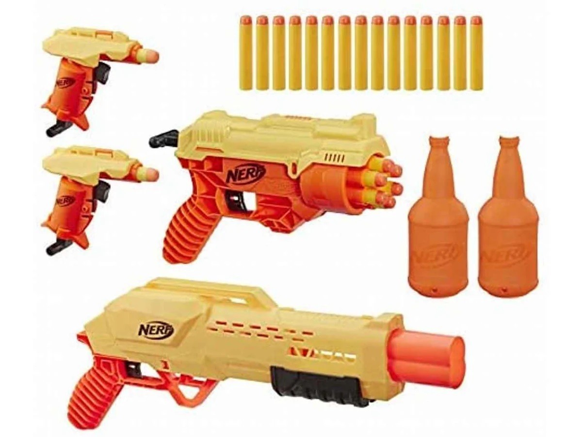 Hasbro Nerf Alpha Strike Mission Ops Set For Kids Blaster Gun Toy