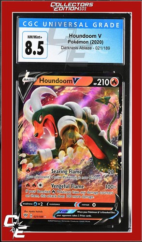 Houndoom V graded CGC 8.5 for sale on eBay