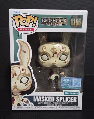 Funko Pop! Games BioShock Masked Splicer #1196 Limited Edition 9500 w/ protector
