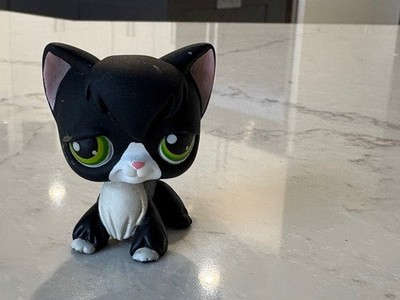 LPS #55 LITTLEST PETSHOP ORIGINAL AUTHENTIC CHAT ANGORA CAT ANGORA HASBRO