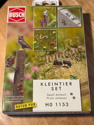 HO Scale Busch Gmbh & Co Kg Model 1153 Small Animals Set - NEW