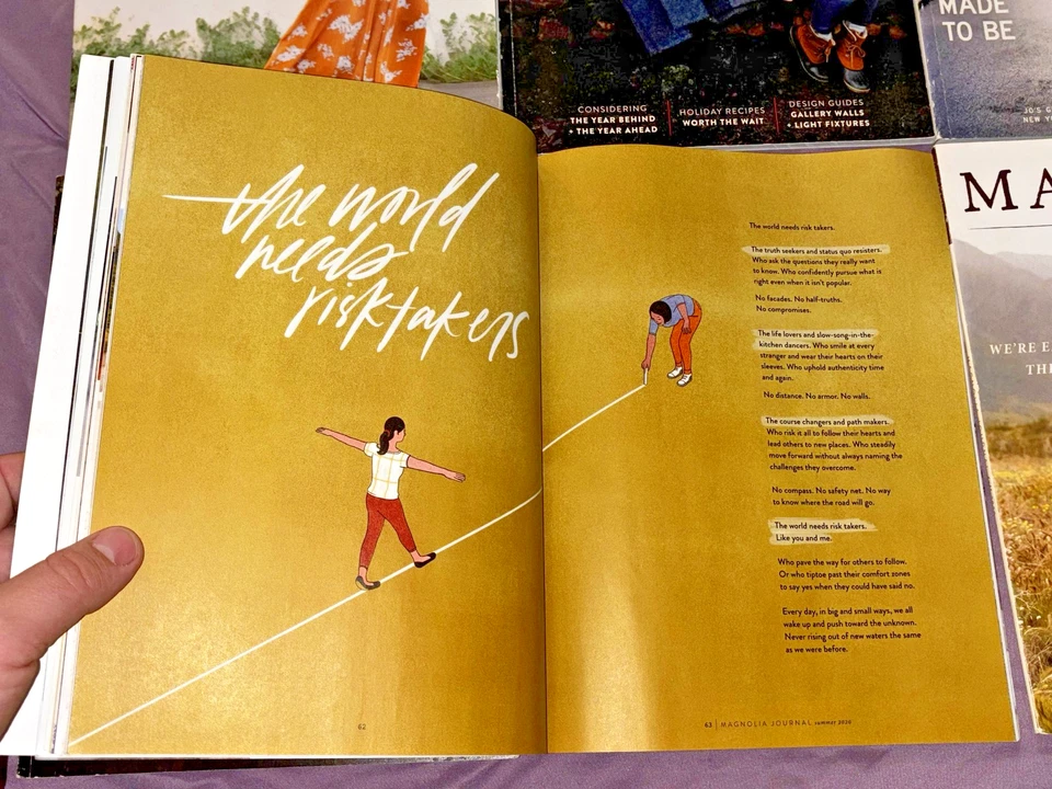 Lot of 6 Magnolia Journal Magazines #7 9 10 13 15 16 Joanna Gaines Home Style Foto 4 de 4