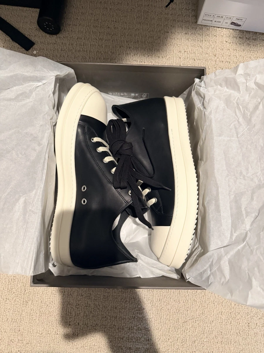 Rick Owens Leather Upper Solid Casual Shoes for Men for sale | eBay
