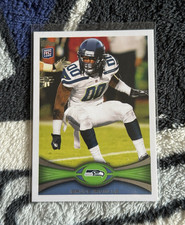Topps 2012 Bruce Irvin Seattle Seahawks Rookie Card #44 NFL. rookie card picture