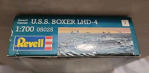 REVELL 05025 PORTA ASSALTO U.S.S. BOXER LHD-4 1:700 nuovo mai assemblato - Foto 3 di 6