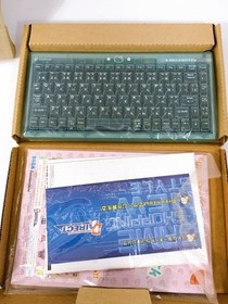 SEGA Dreamcast Hello Kitty Skeleton Green Console CIB Keyboard VMU Tested Japan