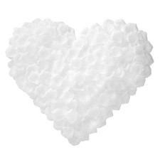 3000 PCS White Artificial Silk Rose Petals for Romantic Night, Wedding, Party...